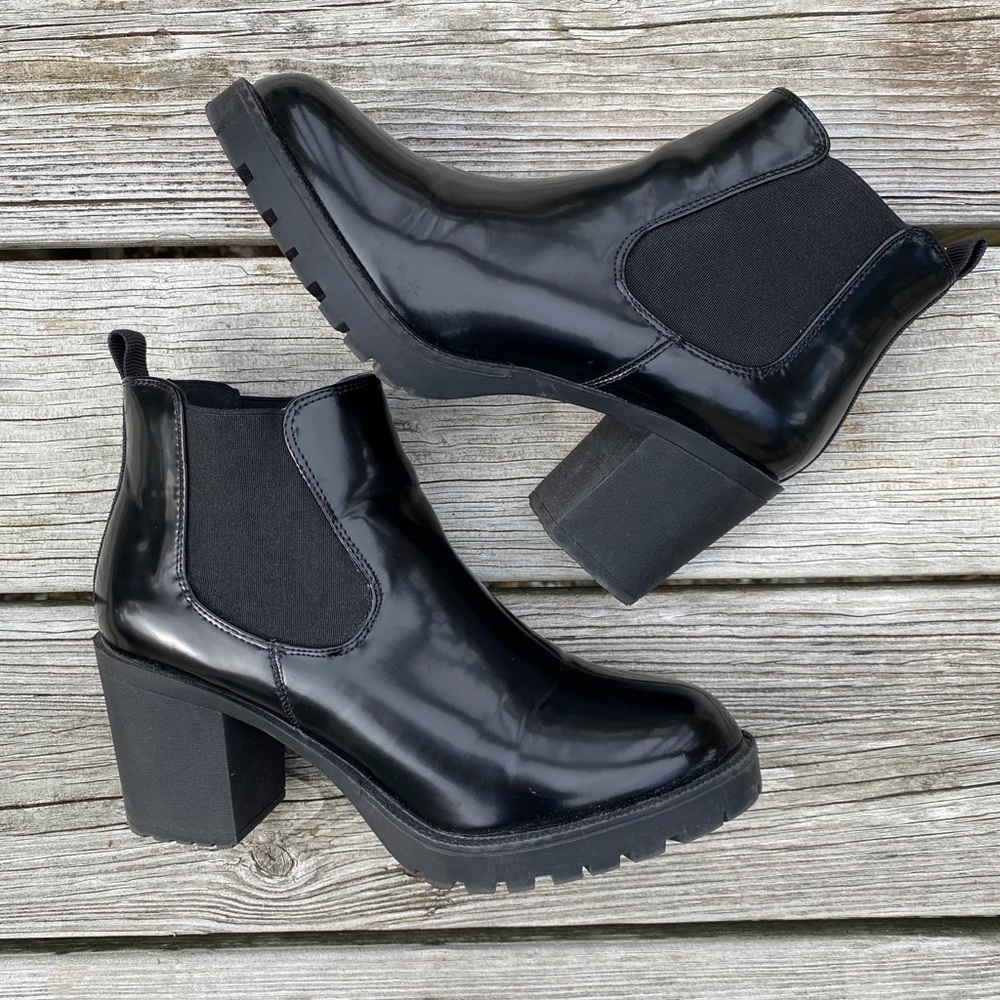 H by Halston black Chelsea ankle boots Nordstrom